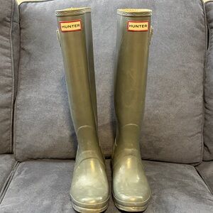Hunter Classic Gray Rain Boots